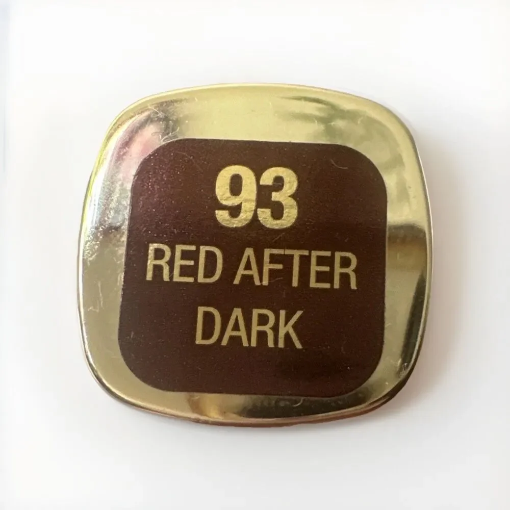 Milani Color Statement Lipstick 93 Red After Dark, brown 90s grunge